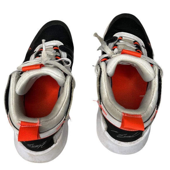 Nike Air Jordan Jumpman Shoes Boys White Blac BQ3451-100 Mid Top Sneaker Sz 6.5 - Picture 6 of 10